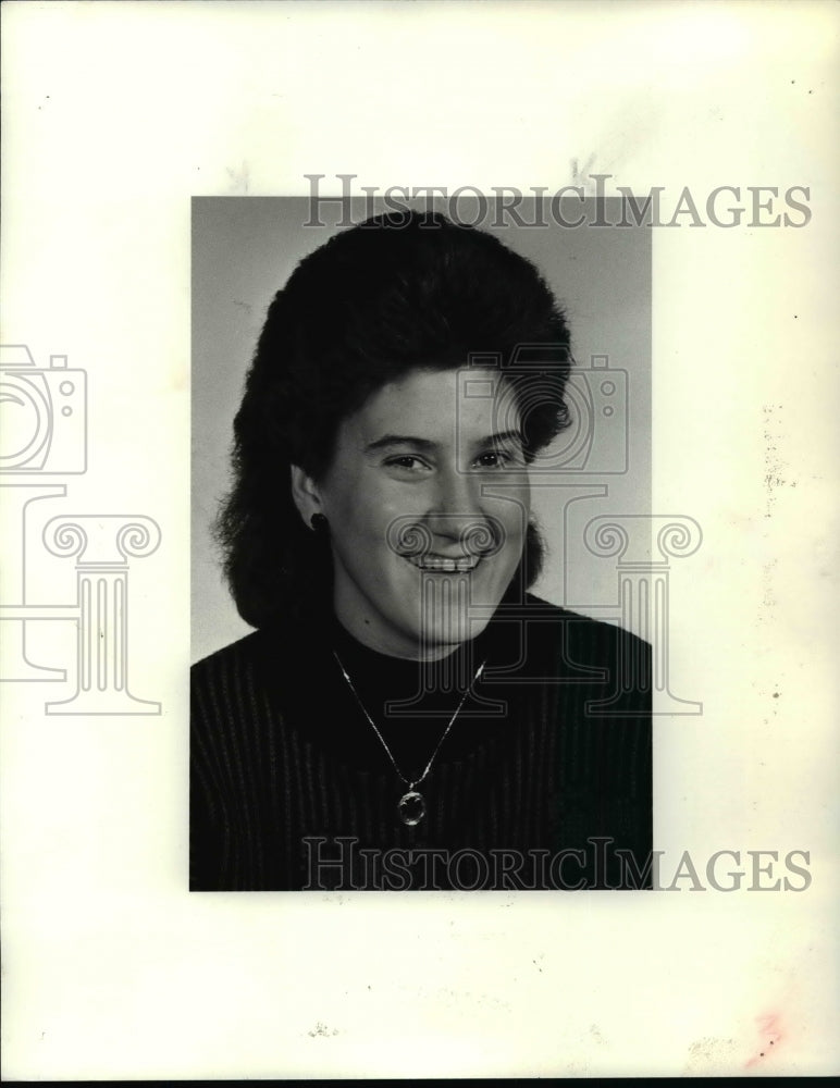 1987 Press Photo Donna Wertz, Cleveland Central Catholic - cvb56135- Historic Images