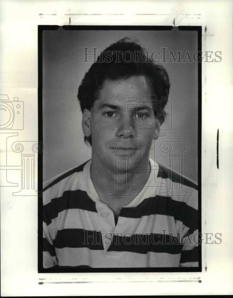 1987 Press Photo Joe Dirr soccer player - cvb56277- Historic Images