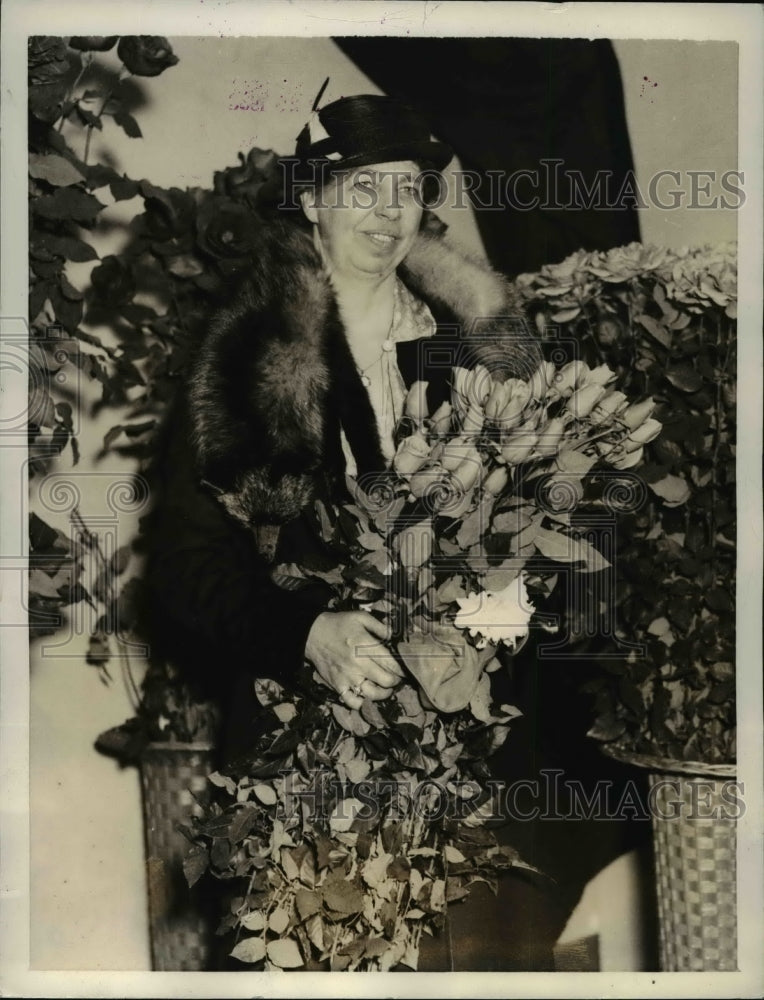 1933 Press Photo New York- Mrs. Franklin D. Roosevelt, wife of the President.- Historic Images