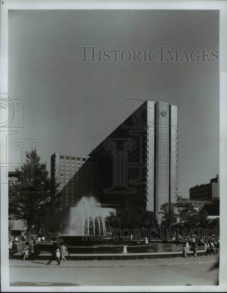 1973 Press Photo Hotel Imperial, Tokyo, Japan- Historic Images