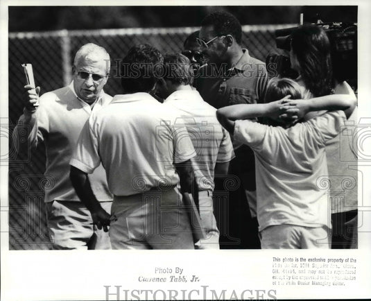 1988 Press Photo Art Modell owner of the Cleveland Browns  - cvb60216- Historic Images