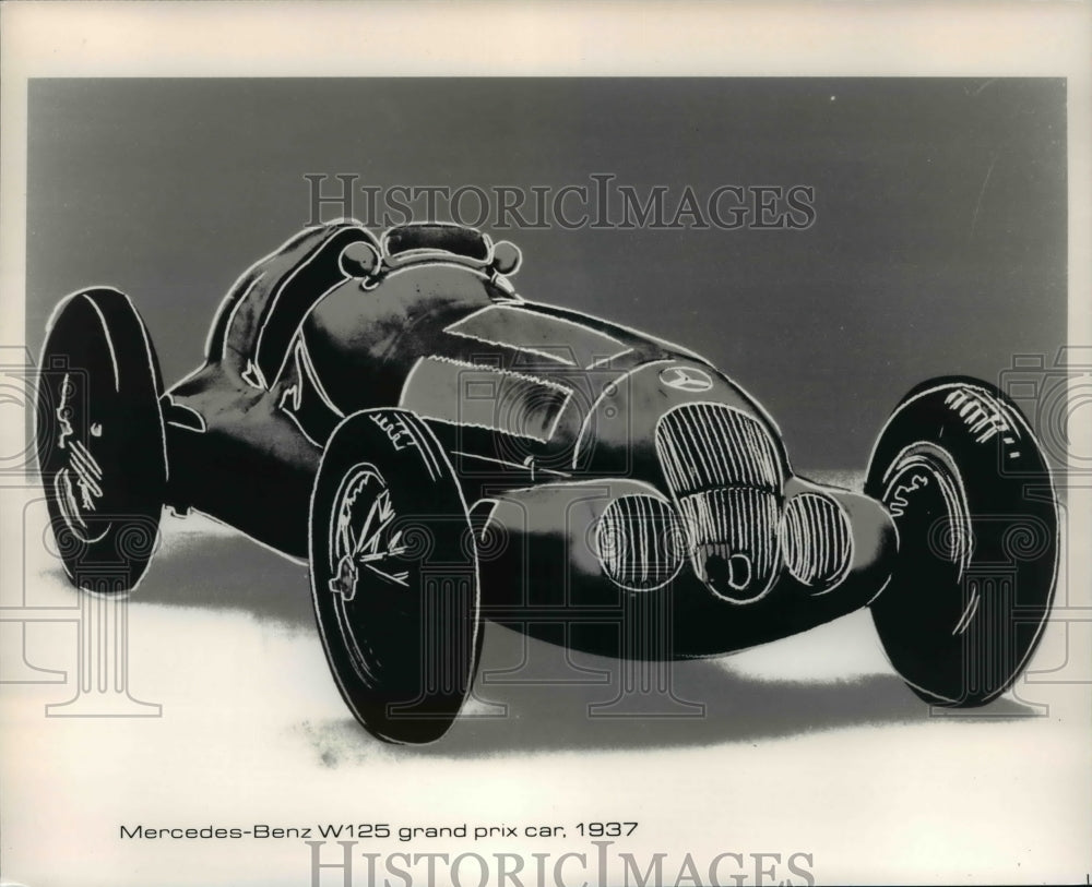 1937 Press Photo Mercedes Benz W125 grand prix car - cvb60341- Historic Images