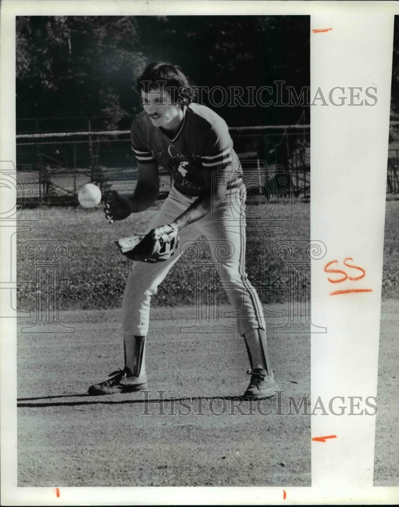 Press Photo Terry Rauckhorst-Softball - cvb60813- Historic Images