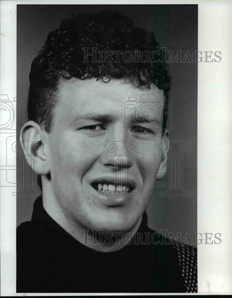 1989 Press Photo: Shaun Kearney, West Geauga Basketball - cvb60858- Historic Images