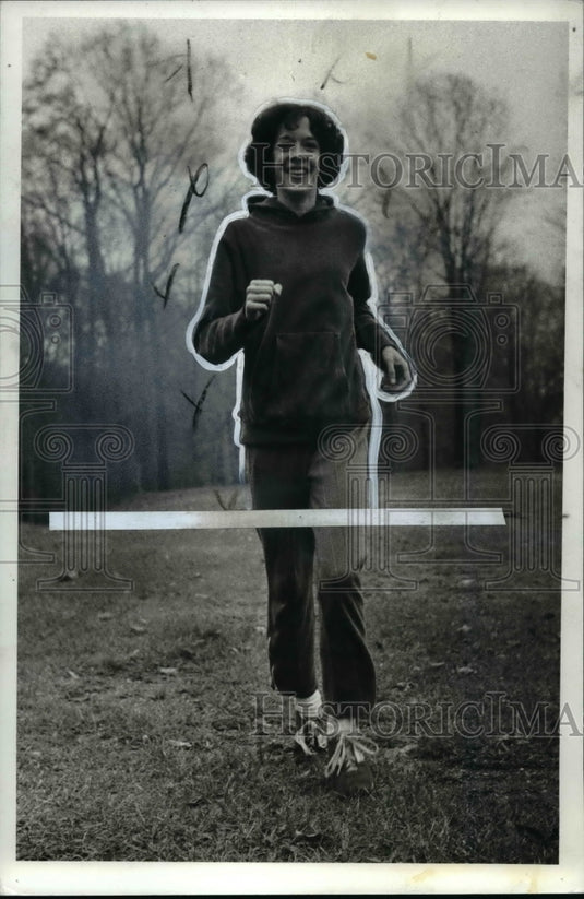 1979 Press Photo Cross Country Runner Mary Jean Wright - cvb60873- Historic Images