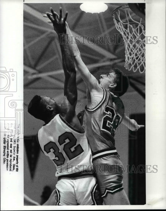 1989 Press Photo Mel Coffey with Kevin Torok - cvb60877- Historic Images