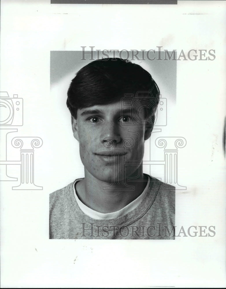 Press Photo Kenston soccer player-Jim Cunningham - cvb61090- Historic Images