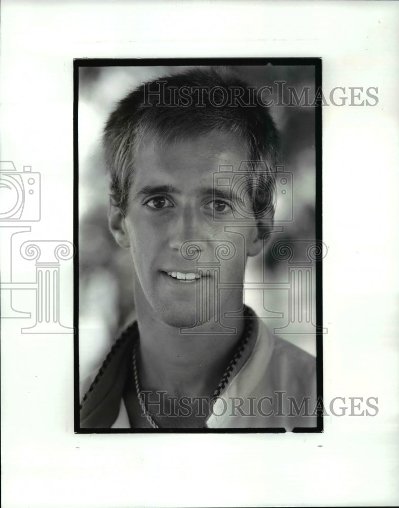 1986 Press Photo Robert Phillips, tennis player - cvb61122- Historic Images