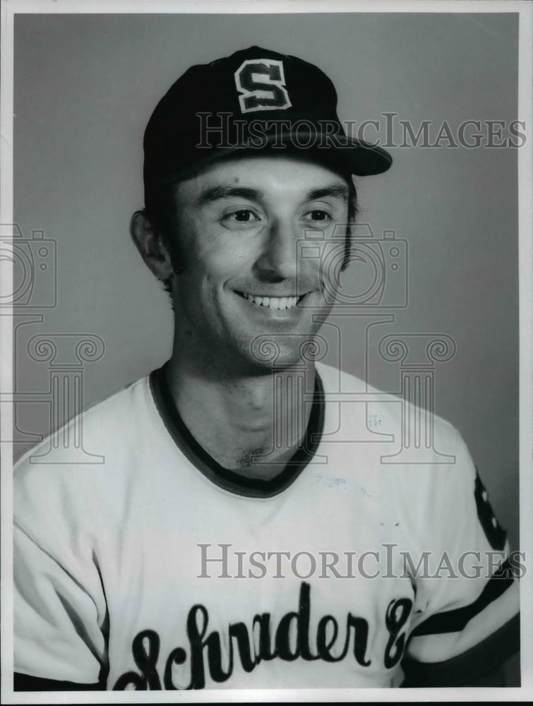 1977 Press Photo Ed Miklaucic, Baseball - cvb61319- Historic Images