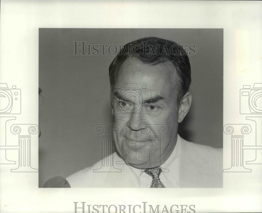 Press Photo Galen Fiss, L.B. for Cleveland Browns. - cvb61800- Historic Images