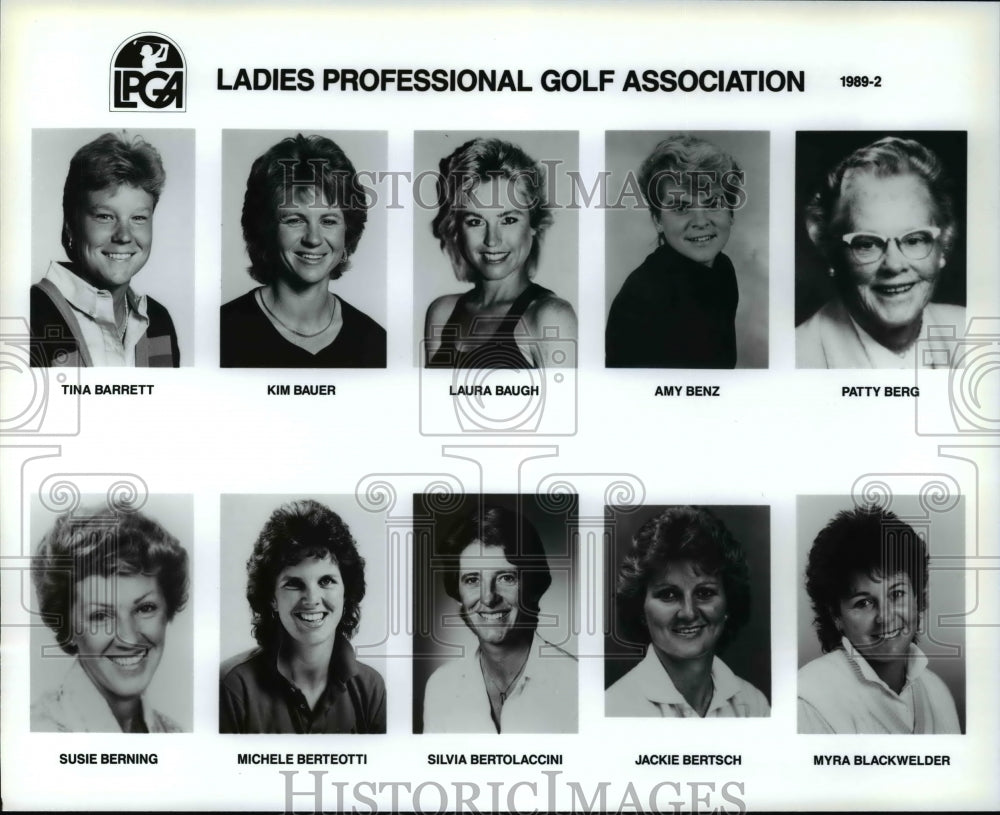 Press Photo Ladies Professional Golf Association members - cvb62025- Historic Images