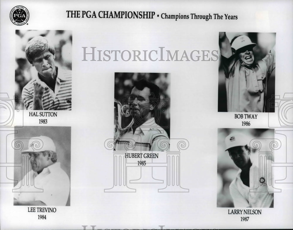 Press Photo The PGA Championship- Champions through the years. - cvb62229- Historic Images