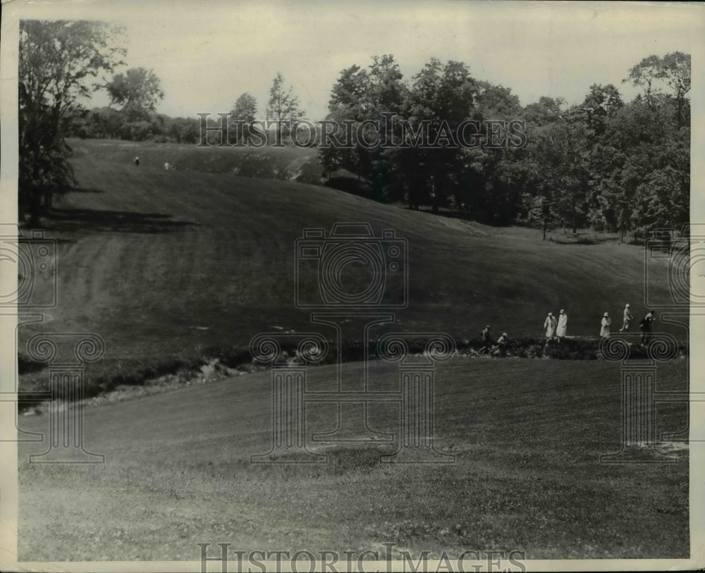 1988 Press Photo Creek just below the green on Acaia's 4th hole - cvb62316- Historic Images