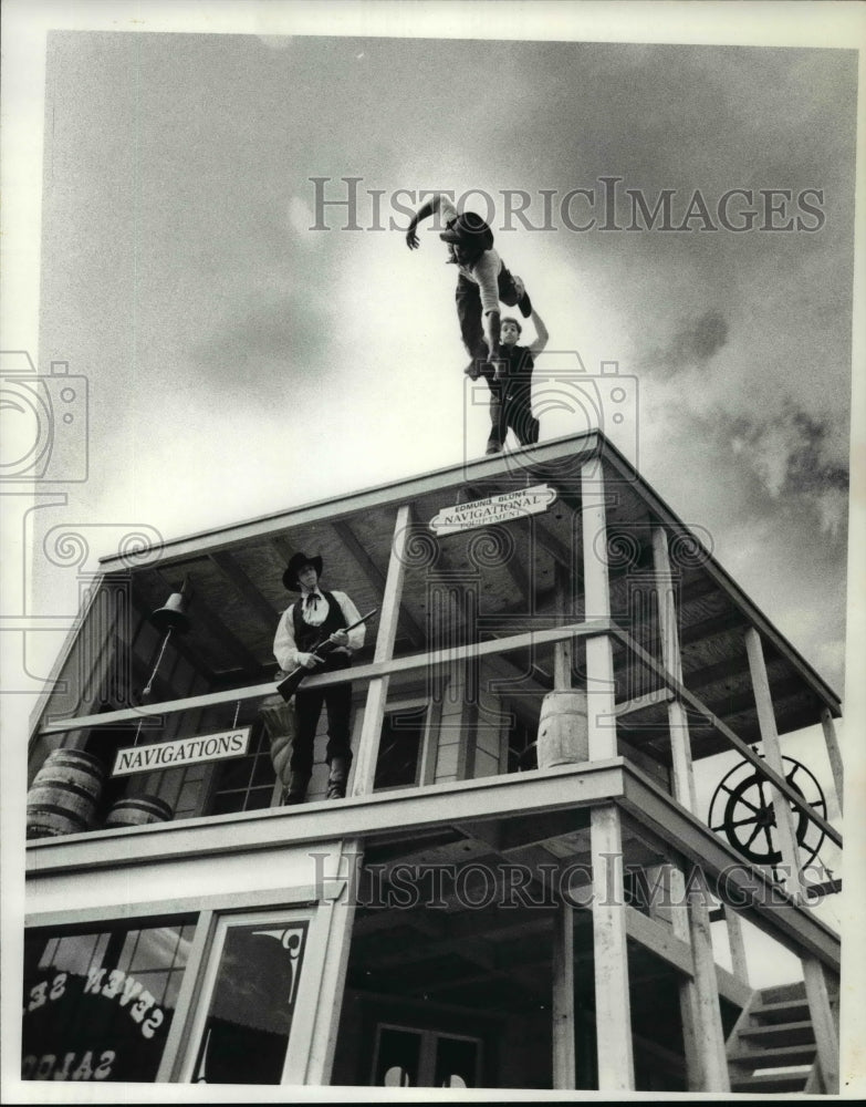 1984 Press Photo Stunt Persons - cvb63011- Historic Images