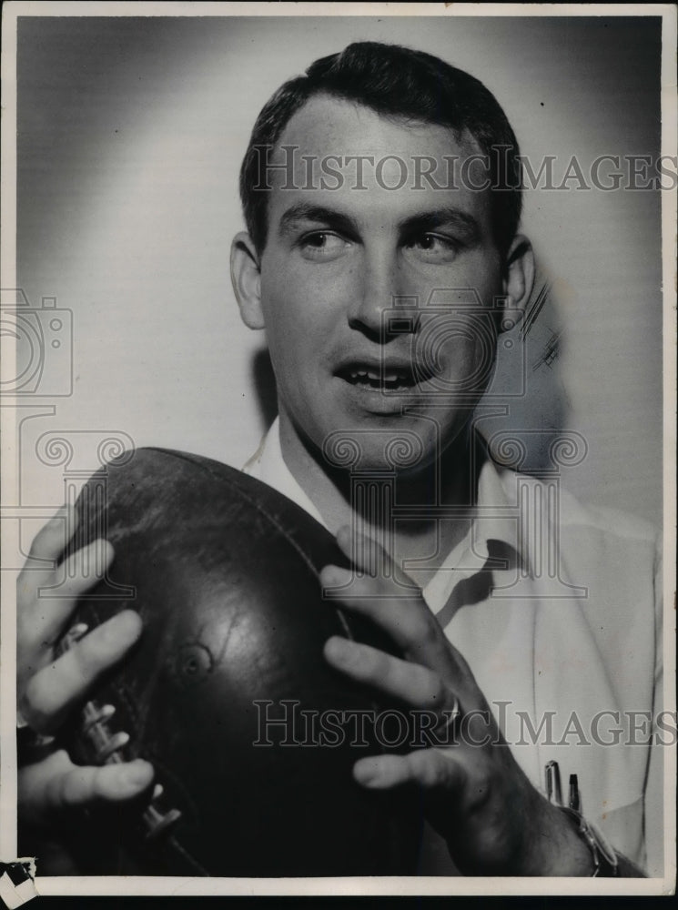 1962 Press Photo Frank Ryan, Browns New Quarterback - cvb64998- Historic Images