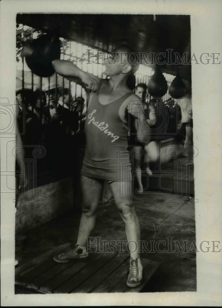 1929 Press Photo Joseph Pasco of Brooklyn N.Y. Physical Instructor - Historic Images