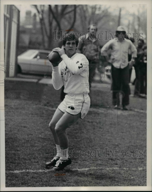 1971 Press Photo Mike Cilek, Browns - cvb65995- Historic Images