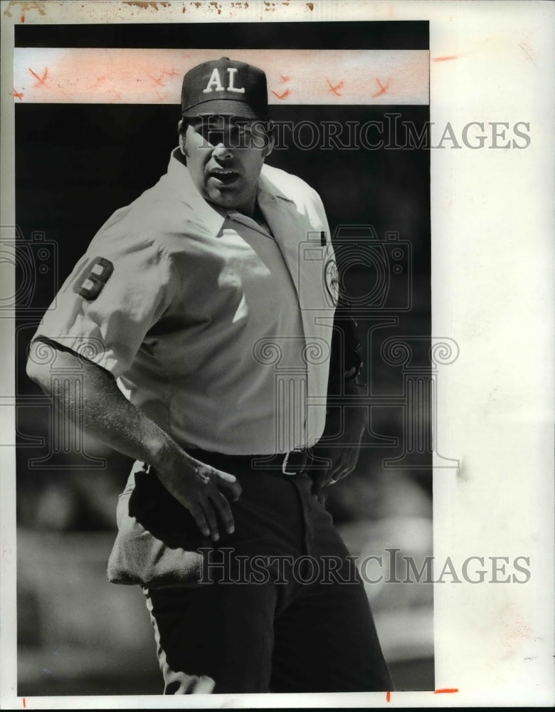 Press Photo Greg Kosc, former umpire in Major League Baseball - cvb67621- Historic Images