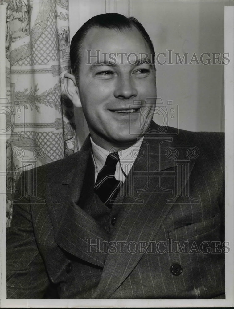 1940 Press Photo Roy Bell, Football - cvb67664- Historic Images