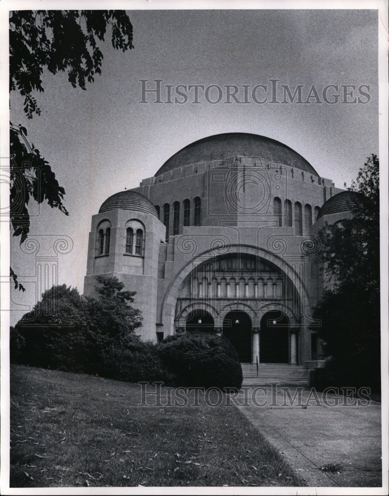 1971 Press Photo The Temple-University Circle and Silver Park Drive- Historic Images