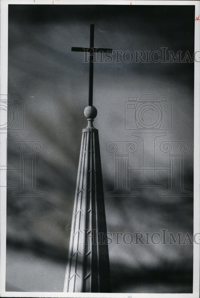 1972 Press Photo Church steeple - cvo00494