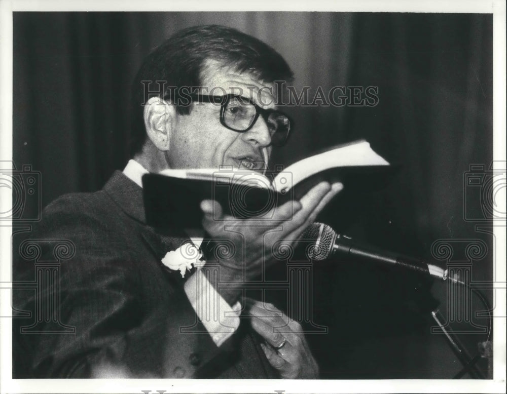1987 Press Photo Charles Chuck Colson Mayors Breakfast Lawyer Author Minister- Historic Images