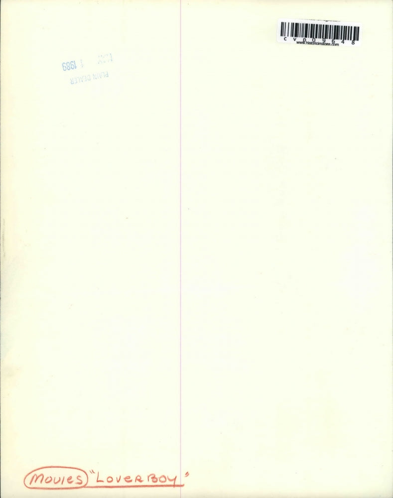 1989 Press Photo Loverboy Patrick Dempsey Kirstie Alley - cvp09648