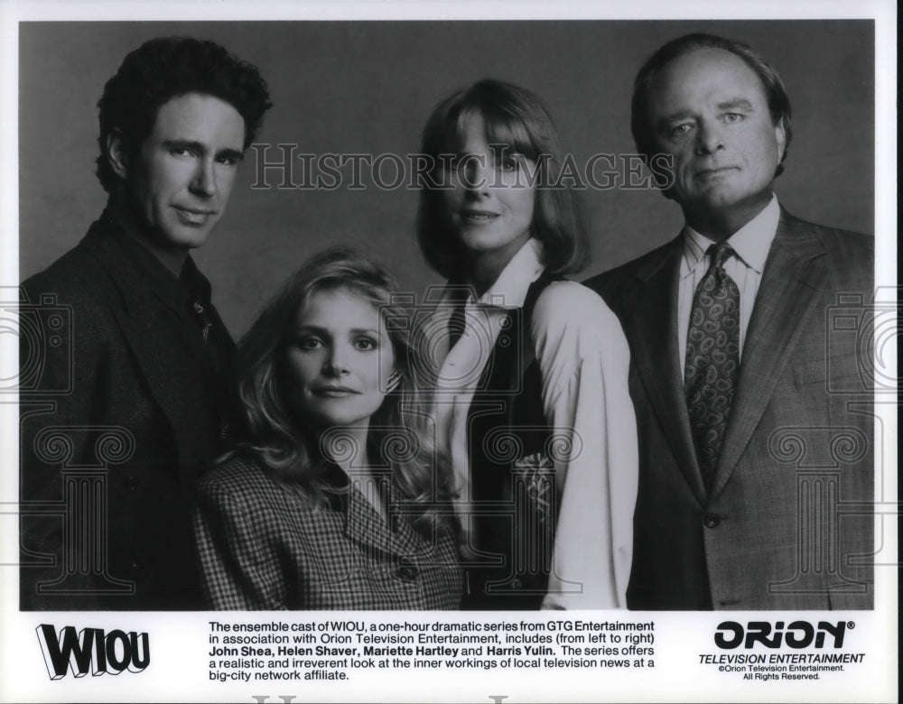 Press Photo John Shea, Helen Shaver, Mariette Hartley and Harris Yulin- Historic Images