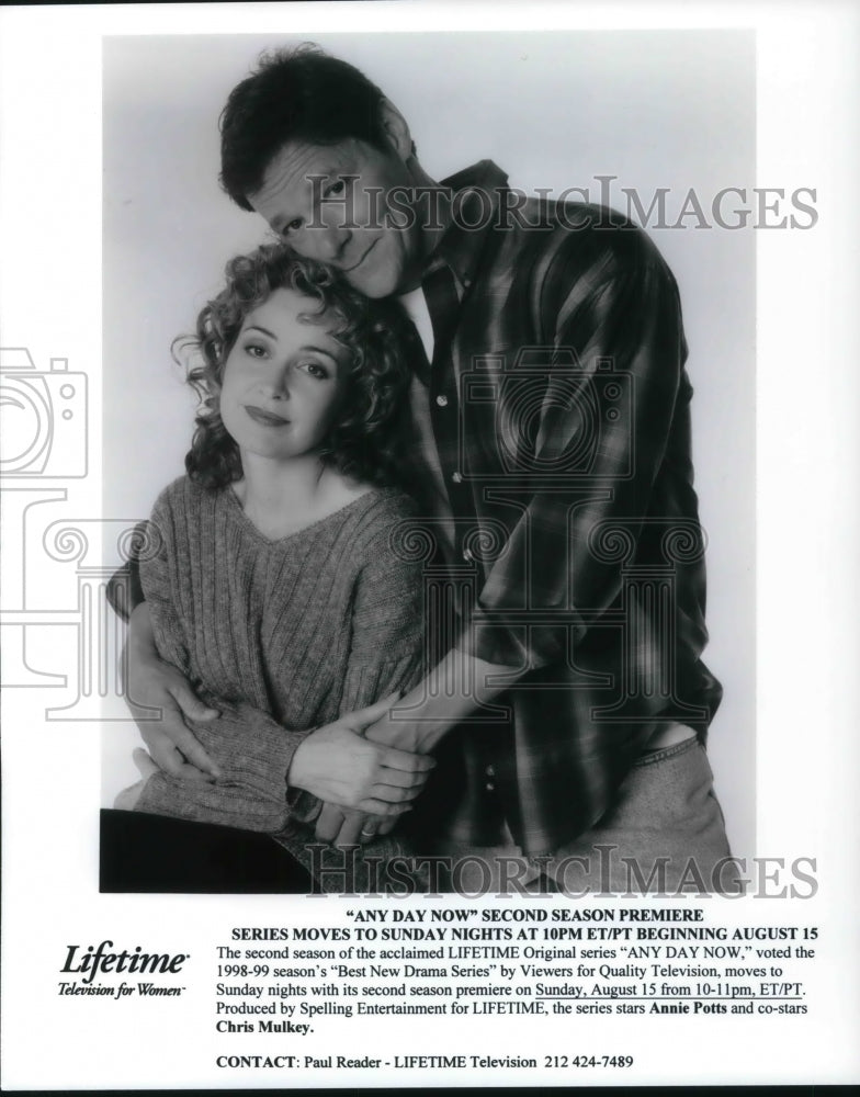 1998 Press Photo Lifetime series &quot;Any Day Now&quot; second season premiere.- Historic Images