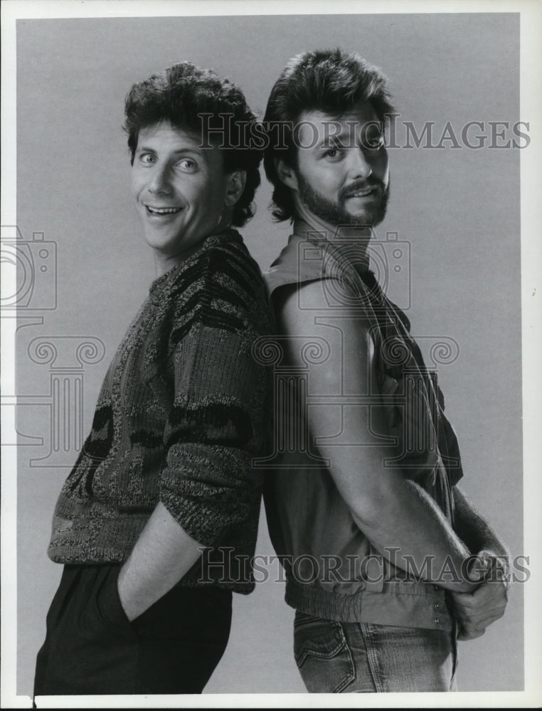 1987 Press Photo Paul Reiser &amp; Greg Evigan in My 2 Dads - cvp27574- Historic Images
