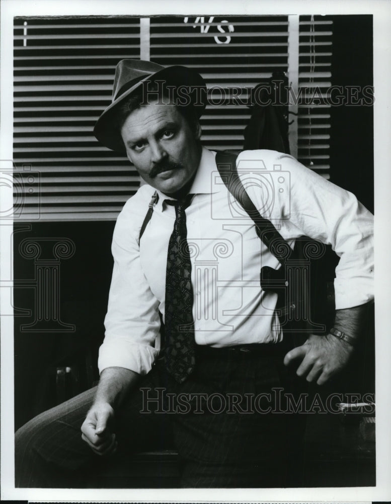 1986 Press Photo Stacy Keach in The New Mike Hammer - cvp28466- Historic Images
