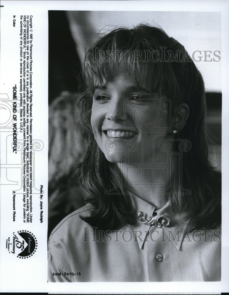 1987 Press Photo Lea Thompson in Some Kind of Wonderful - cvp28476- Historic Images