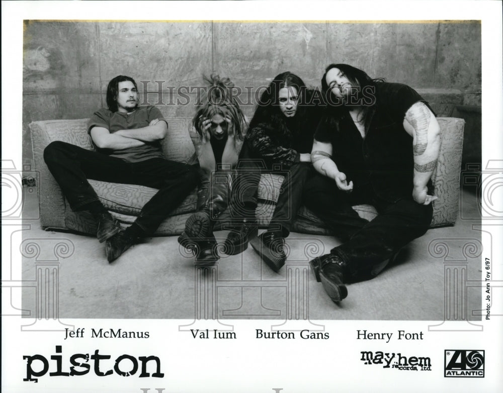 Undated Press Photo "Piston" Jeff McManus Val Lum Burton Gans Henry Font- Historic Images