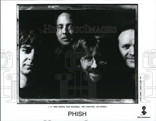 Press Photo "Phish" Mike Gordon Page McConnell Trey Anastasio Jon Fishmann- Historic Images