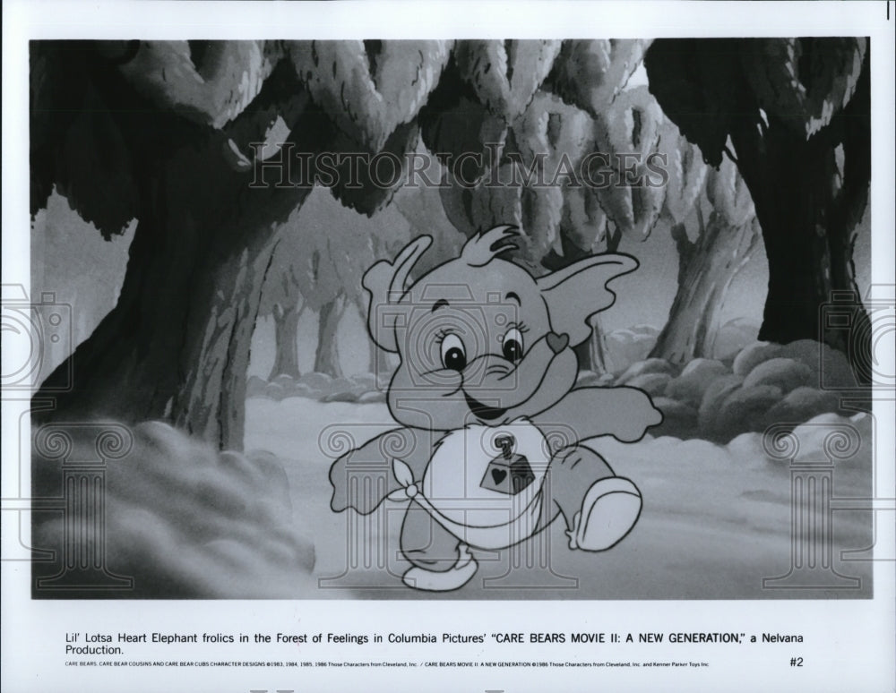 1986 Press Photo The Care Bears Movie- Historic Images