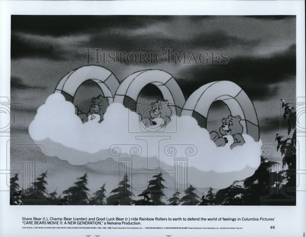 1986 Press Photo The Care Bears Movie II: A New Generation - cvp28683- Historic Images