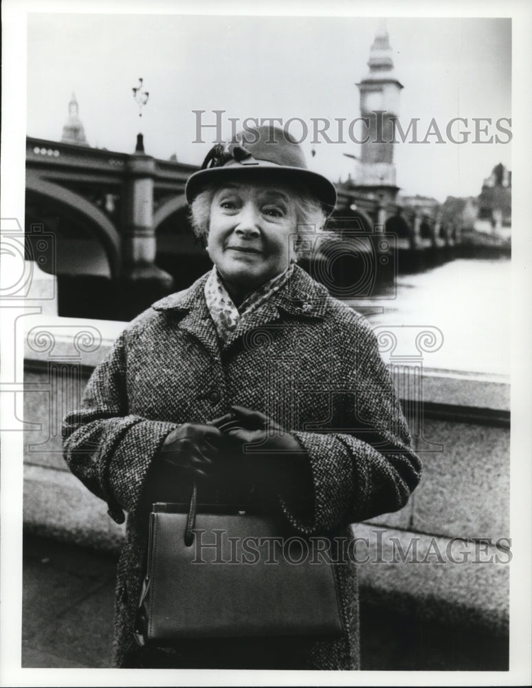 1985 Press Photo Helen Hayes in Murder with Mirrors- Historic Images