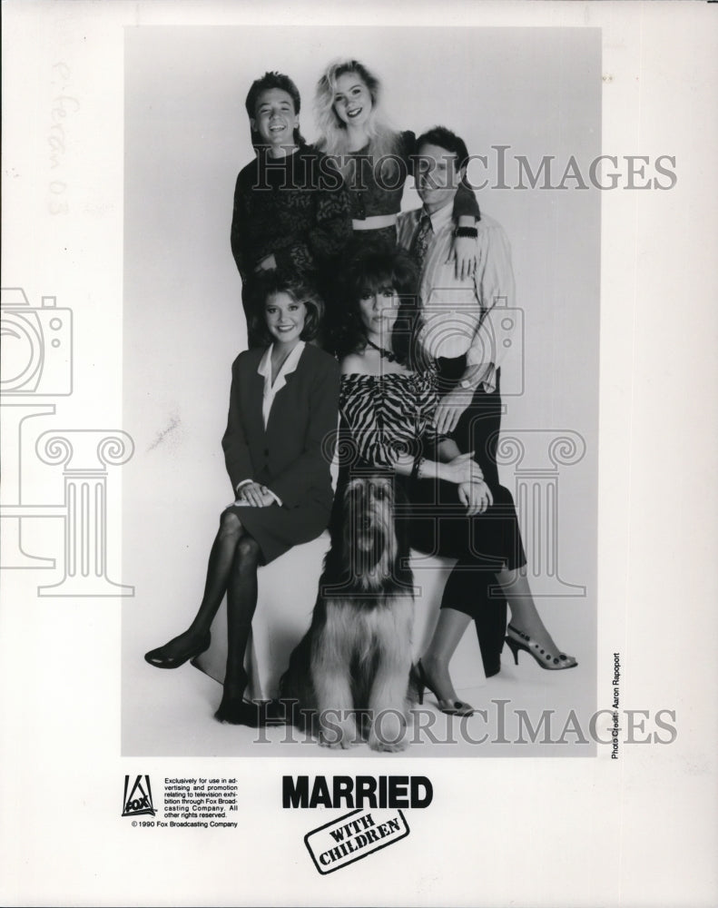 1987 Press Photo Cast Members of Married with Children- Historic Images