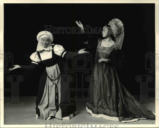 1986 Press Photo Cleveland Ballet's Romeo and Juliet- Historic Images