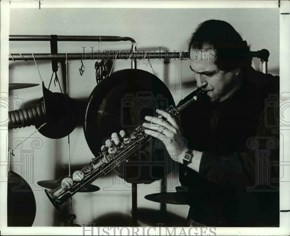 1987 Press Photo Joe Lovano- Historic Images