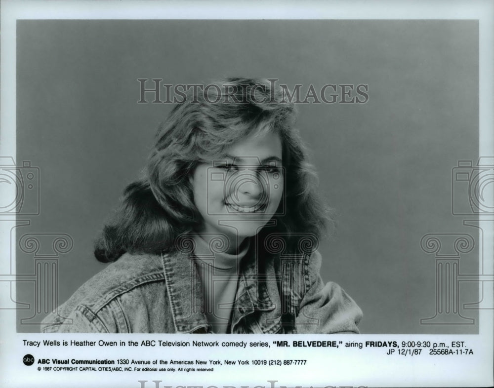 1987 Press Photo Tracy Wells in &quot;Mr. Belvedere&quot;- Historic Images