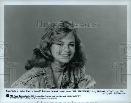 1987 Press Photo Tracy Wells in "Mr. Belvedere"- Historic Images