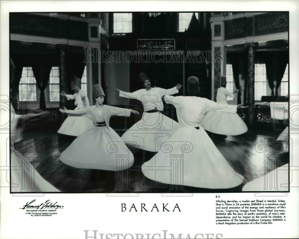 Undated Press Photo Movie Baraka- Historic Images