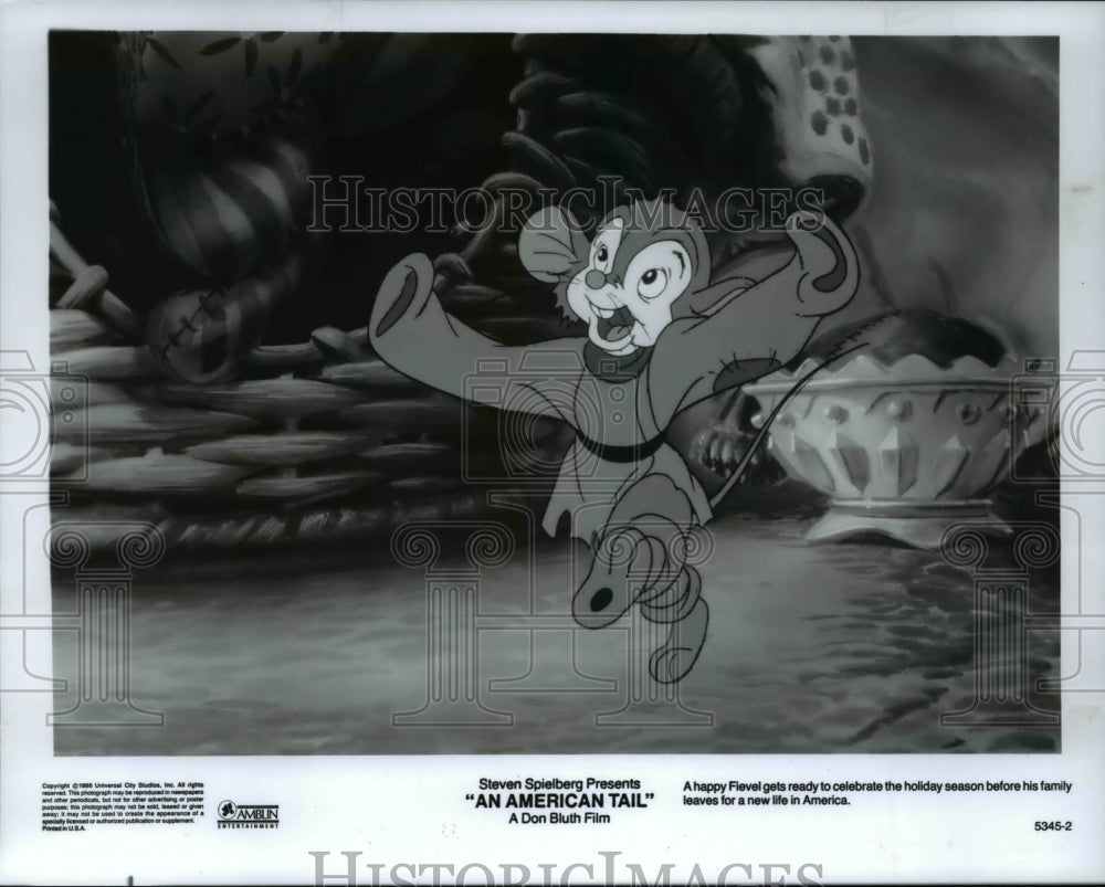1986 Press Photo Movie An American Tail- Historic Images