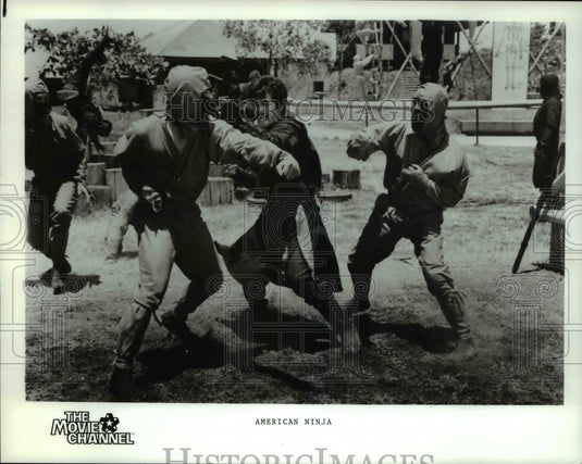 1986 Press Photo American Ninja on The Movie Channel- Historic Images