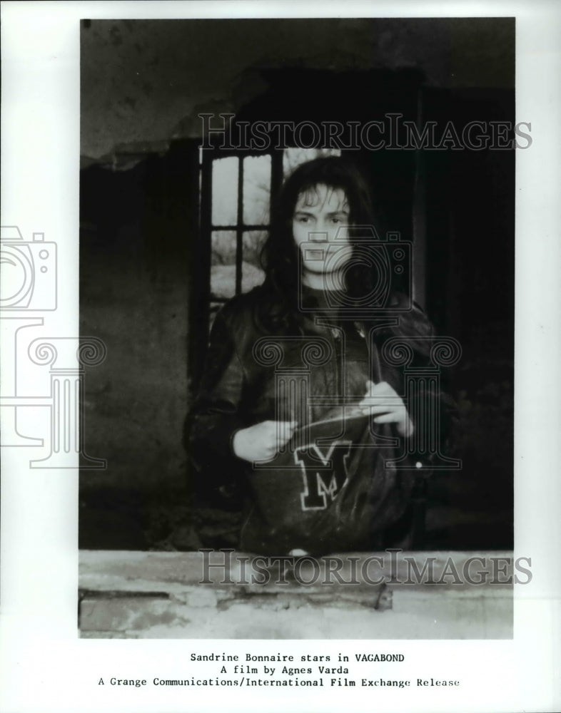 1987 Press Photo Sandrine Bonnaire in "Vagabond"- Historic Images