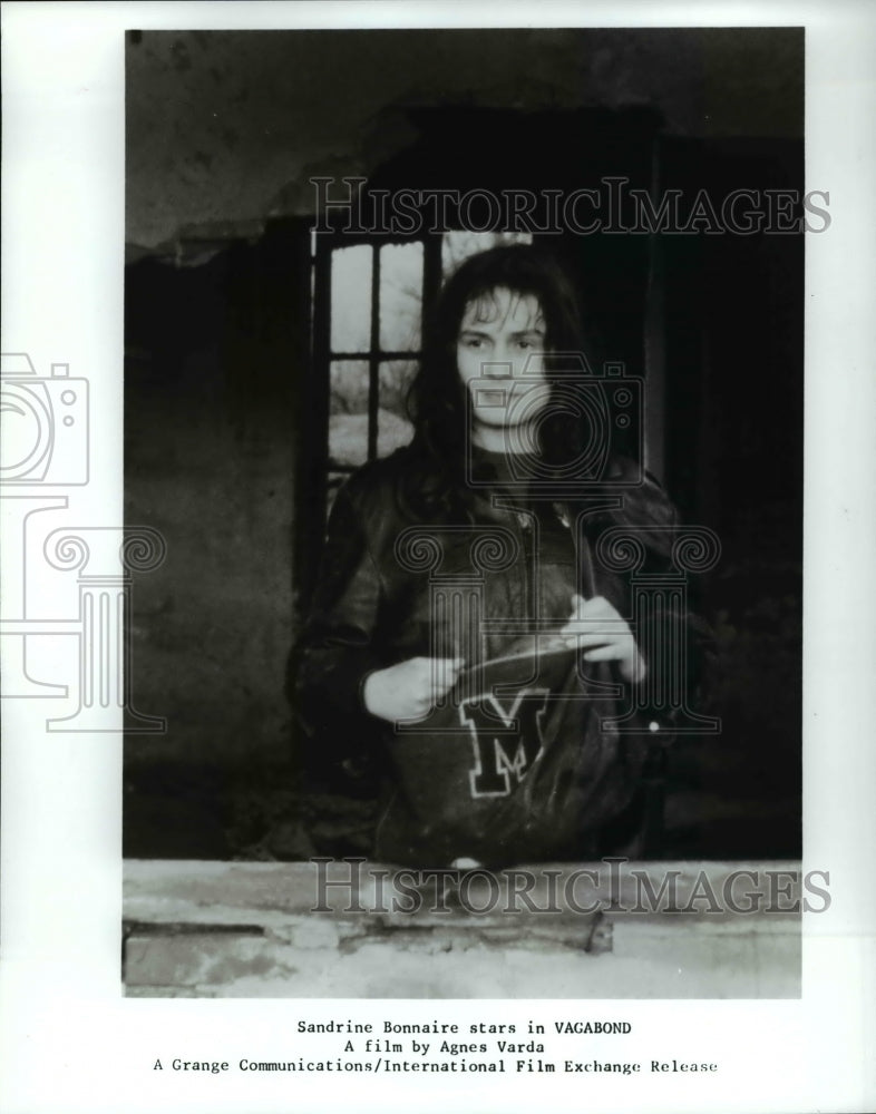 1987 Press Photo Sandrine Bonnaire in "Vagabond"- Historic Images