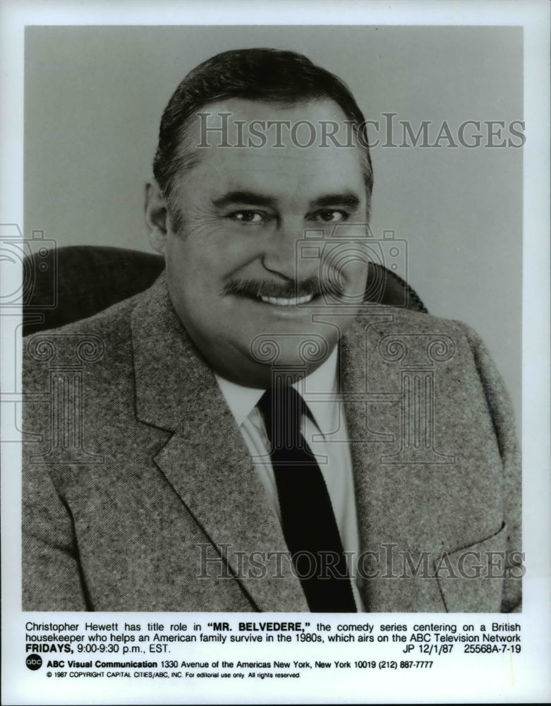1987 Press Photo TV Program Mr. Belvedere- Historic Images