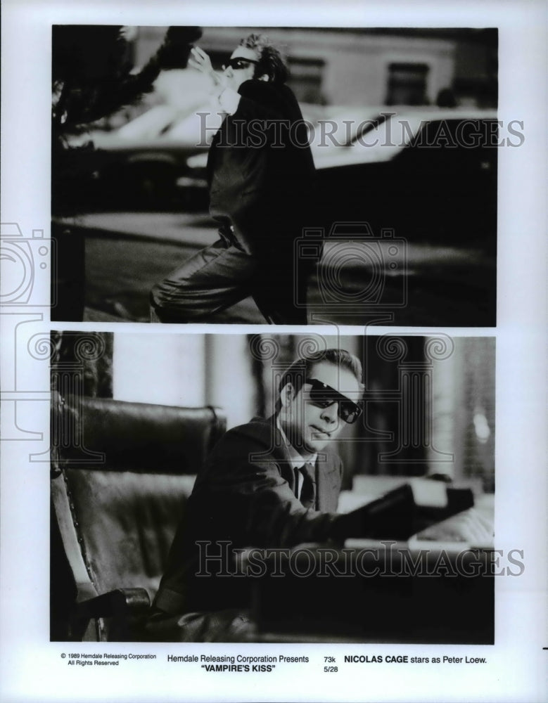 1989 Press Photo Nicolas Cage in Vampire&#39;s Kiss. - cvp29675- Historic Images
