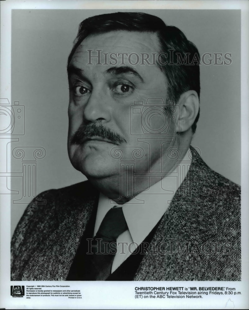 1985 Press Photo Christopher Hewett in &quot;Mr. Belvedere&quot;- Historic Images